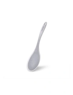 Fissman Serving Spoon Heat Resistant Food Grade Silicone Grey 30cm