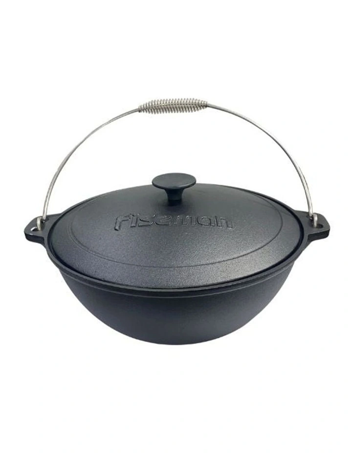 Fissman Cast Iron Dutch Oven Pan With Two Side Handles & Hanger 30x13.2cm image 1