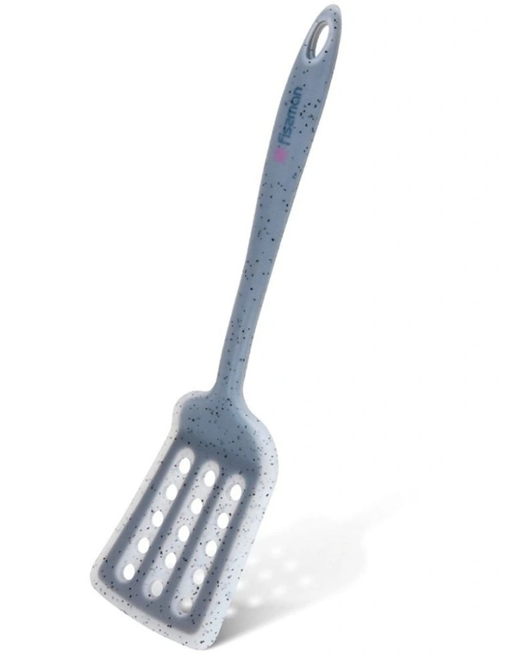 Fissman Slotted Turner Mauris Series Heat-Resistant Food-Grade Grey 33.5cm image 1