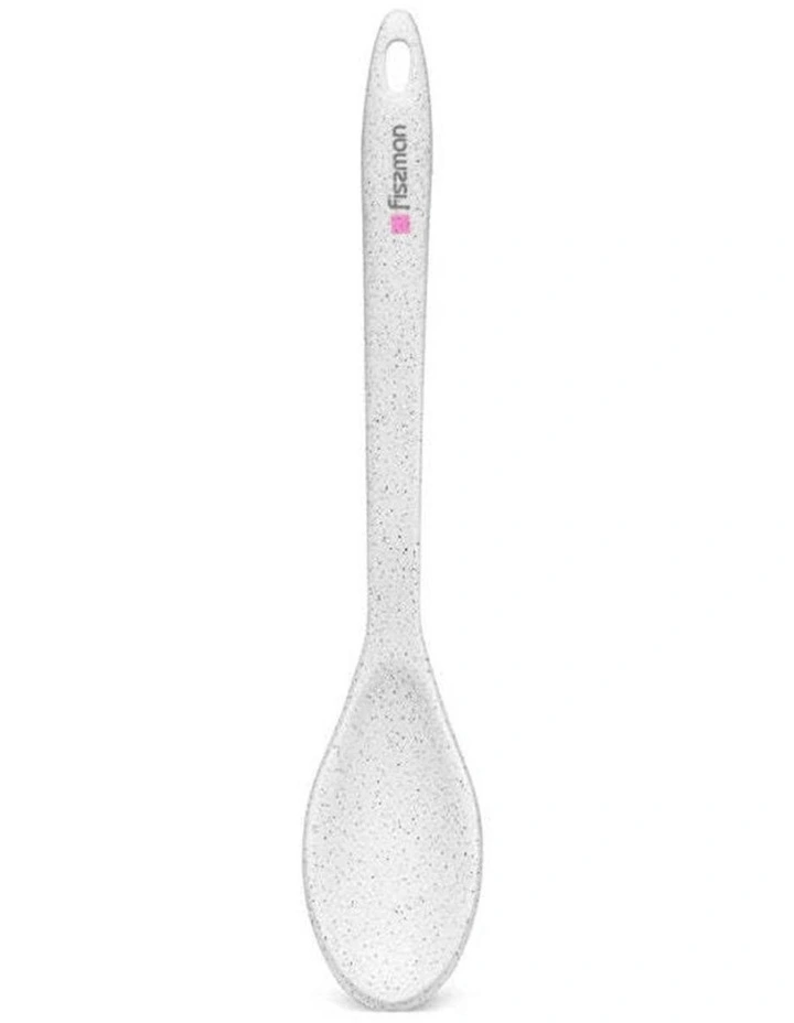 Fissman Silicone Serving Spoon BIANCA Series Heat Resistant White 33.5cm image 1