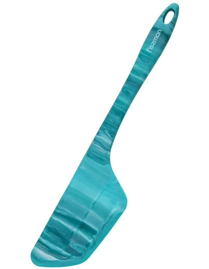 Fissman Spatula Lucretia Series Nylon Silicone Heat-Resistant Green 34cm image 1