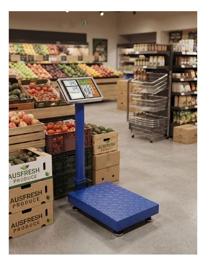 SOGA 300kg Digital Platform Scale - Blue image 4