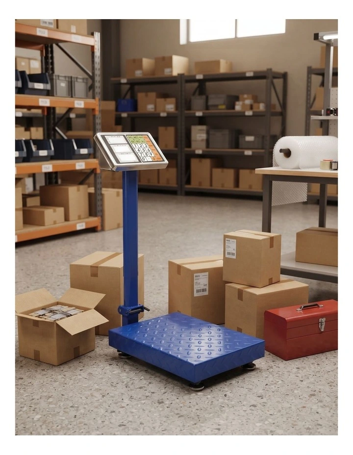 SOGA 150kg Digital Platform Scale - Blue image 4