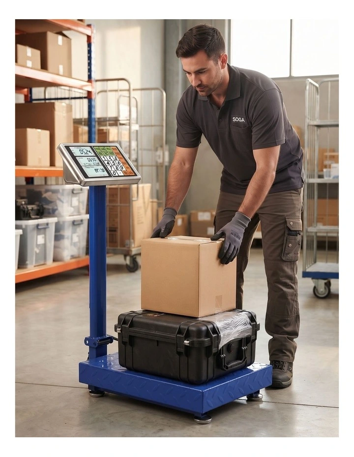 SOGA 150kg Digital Platform Scale - Blue image 7