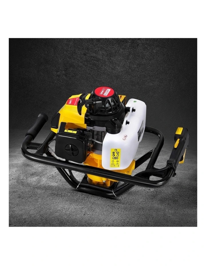 Giantz Post Hole Digger Motor Only Petrol Engine Yellow image 3