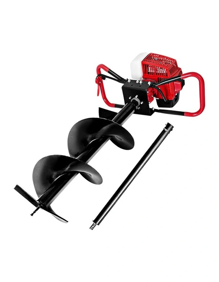 Giantz Post Hole Digger 300mm Petrol Drill Extension Auger Bits image 1