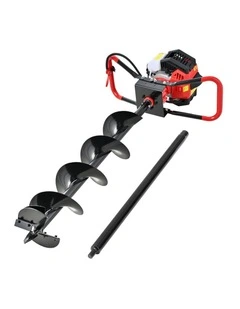Giantz Post Hole Digger 200mm Petrol Drill Auger Extension Bits