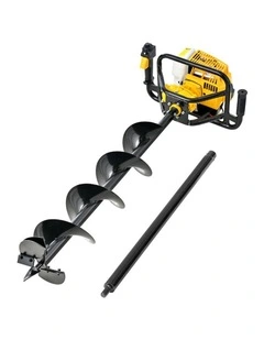 Giantz Post Hole Digger 200mm Petrol Drill Auger Extension Bits