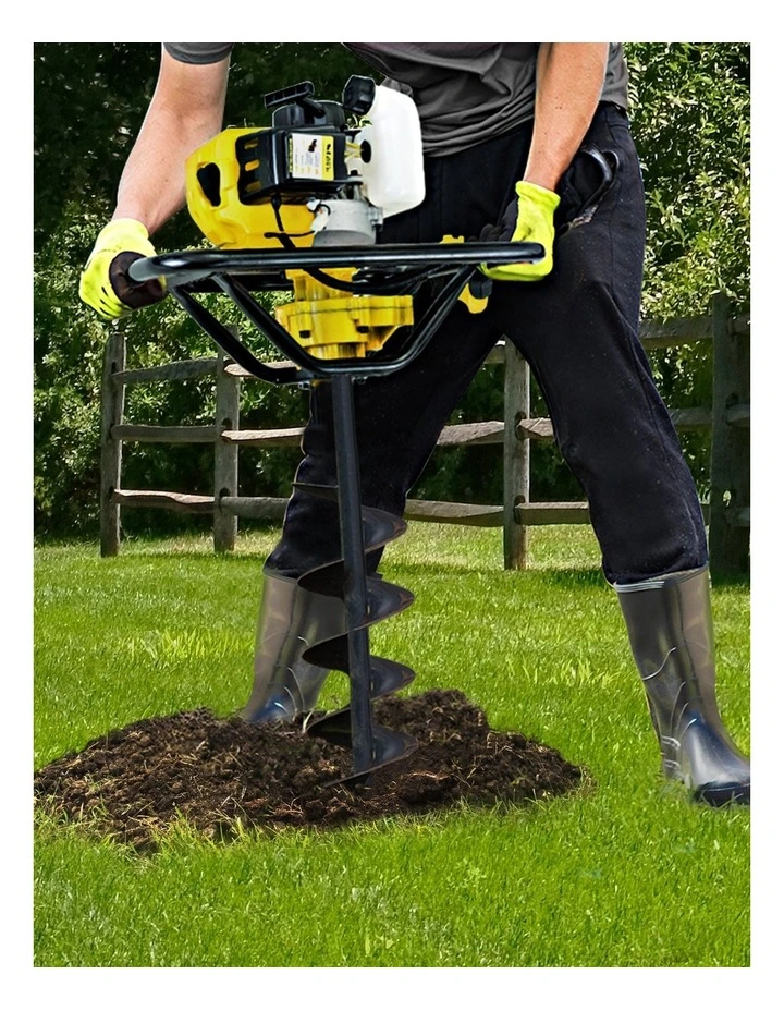 Giantz Post Hole Digger Petrol Drill Auger Extension Bits image 3