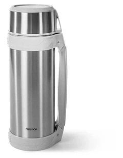 Fissman Thermal Infuser Flask Vacuum Stainless Steel Silver 1500ml