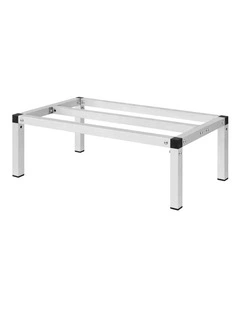 Giantz 61x36cm Aluminum Dunnage Rack Heavy Duty Kitchen Storage Platform