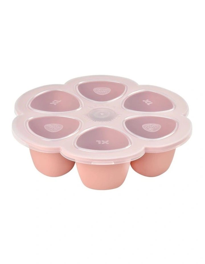 Multiportions Silicone Freezer Tray 6 x 150ml - Pink image 1