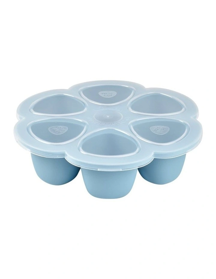 Multiportions Silicone Freezer Tray 6 x 90ml - Blue image 1