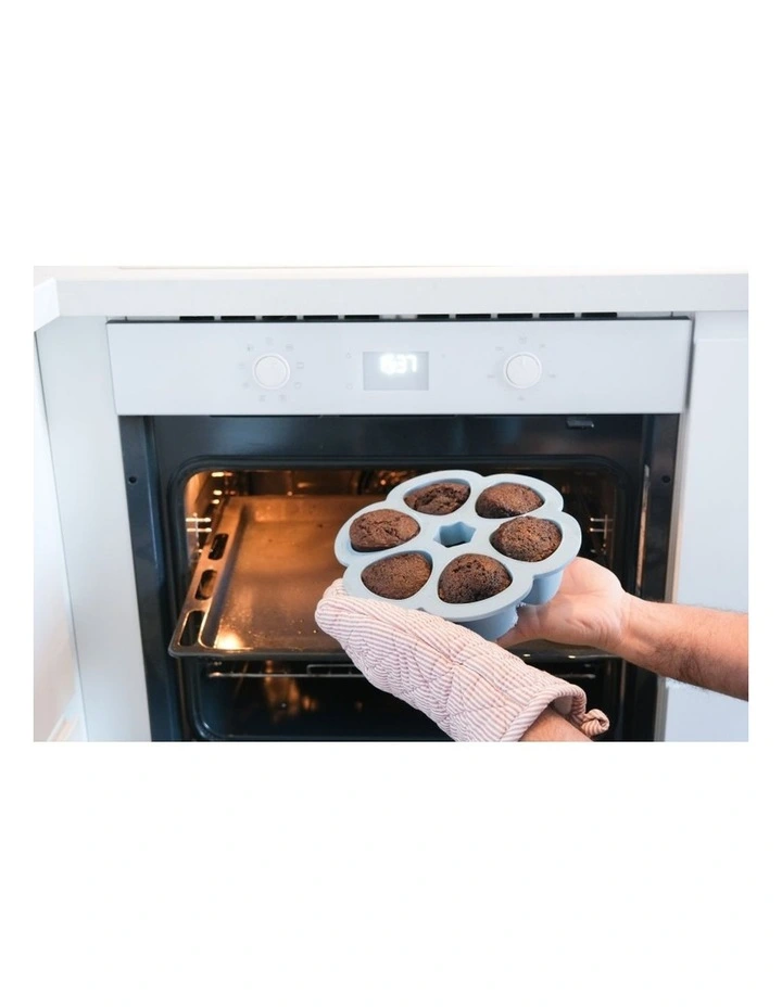 Multiportions Silicone Freezer Tray 6 x 90ml - Blue image 4