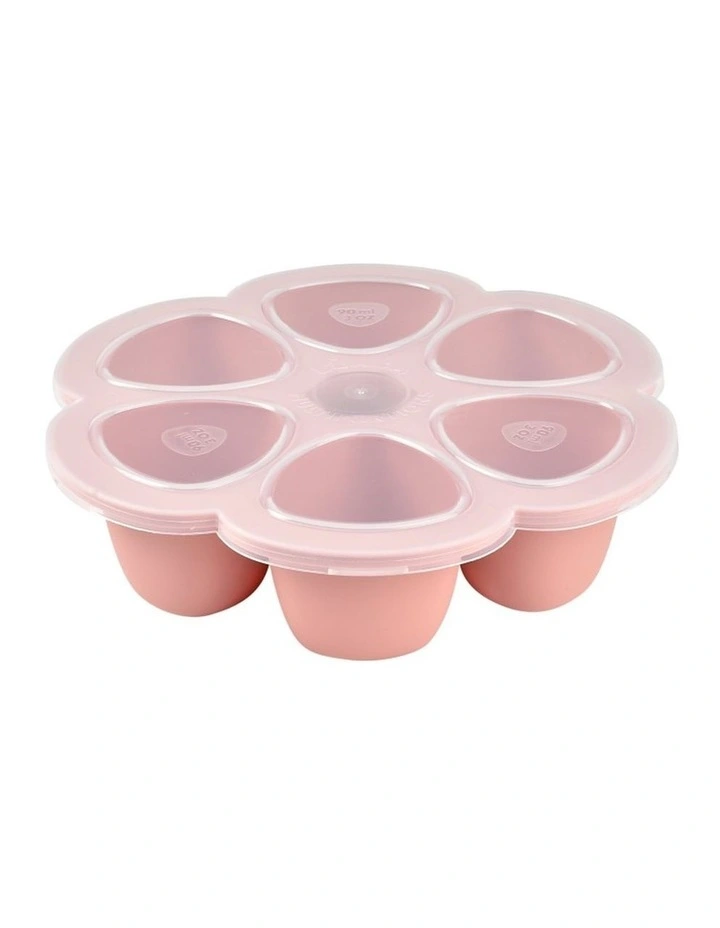 Multiportions Silicone Freezer Tray 6 x 90ml - Pink image 1
