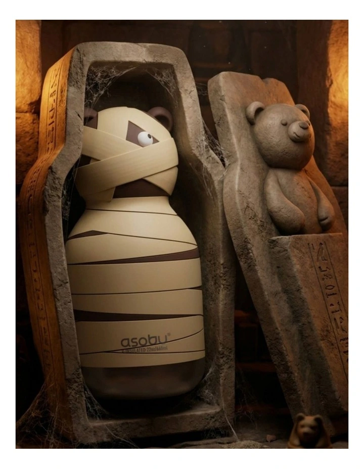 Spookie Bottle 600ml - Mumified Bear image 2