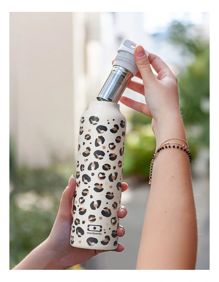 Monbento MB Steel Insulated Bottle - Graphic Leopard image 5