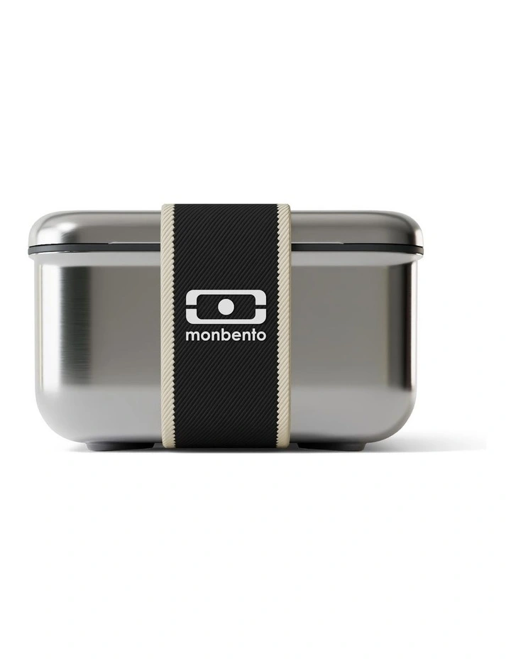 Monbento Mb Sense L The microwave-Safe Metal Lunch Box - Black Onyx image 3
