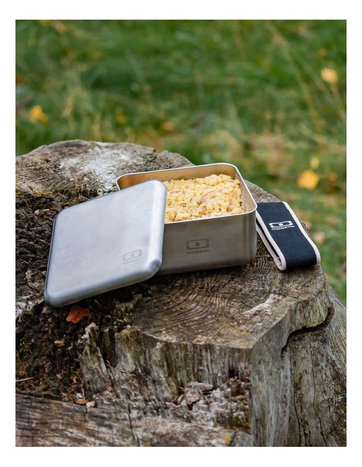 Monbento Mb Sense L The microwave-Safe Metal Lunch Box - Black Onyx image 5