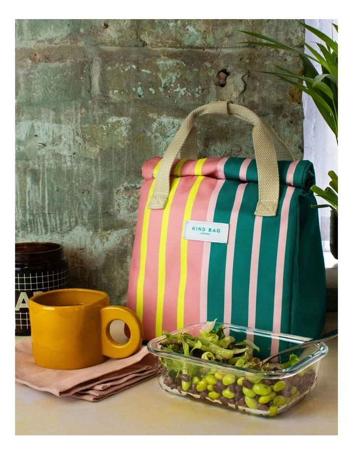 Lunch Bag Bi-colour Stripe image 5