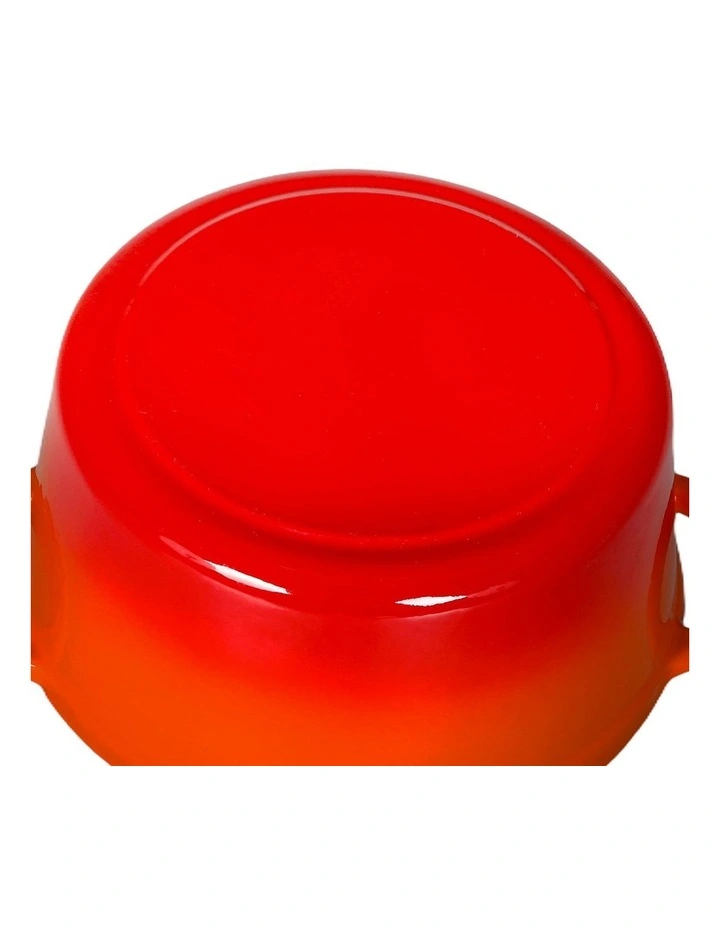 Toque Cast Iron Pot Dutch Oven Enameled Evenly Heats for Slow Cooking Orange image 5