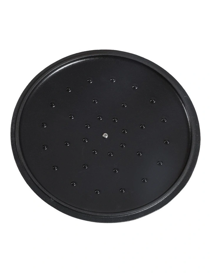 Toque Cast Iron Pot Dutch Oven Enameled Slow Cooking Bakeware Even Heat Black image 3