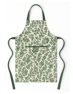 Floral Sonata Apron 83x68cm Green