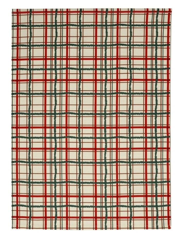 Santa's Workshop Tea Towel Set of 2 50x70cm Beige image 2