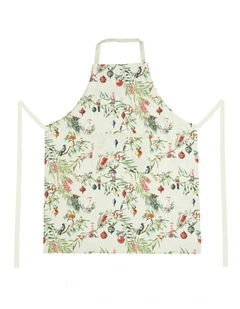 Australian Flora & Fauna Apron 83x68cm Beige Multi