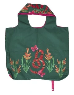 Annabel Trends Shopping Tote Bag Reusable Jungle Snake Design 50x42cm