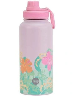 Annabel Trends Watermate Stainless Steel Bottle Hibiscus Colouration 950ml