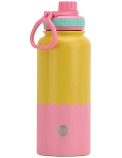Annabel Trends Watermate Wave Stainless Steel Bottle Yellow Candy 1000ml