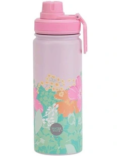 Annabel Trends Watermate Stainless Steel Bottle Hibiscus Colourful Design 550ml