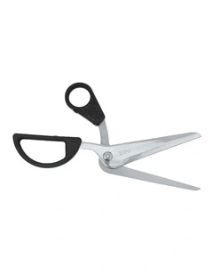 ZiiPa Spineto Stainless Steel Blade Pizza Cutting Scissors Black Handle 24