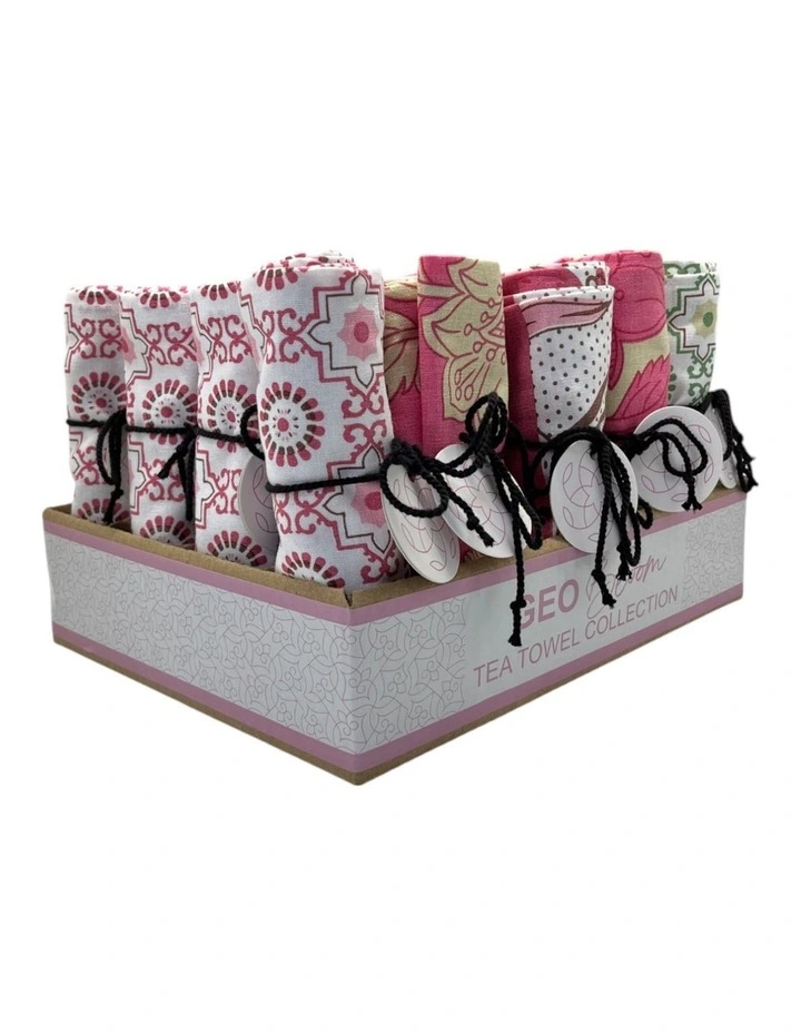 Geobloom Set of 20 Tea Towel 50x70x0.2cm Multi image 2