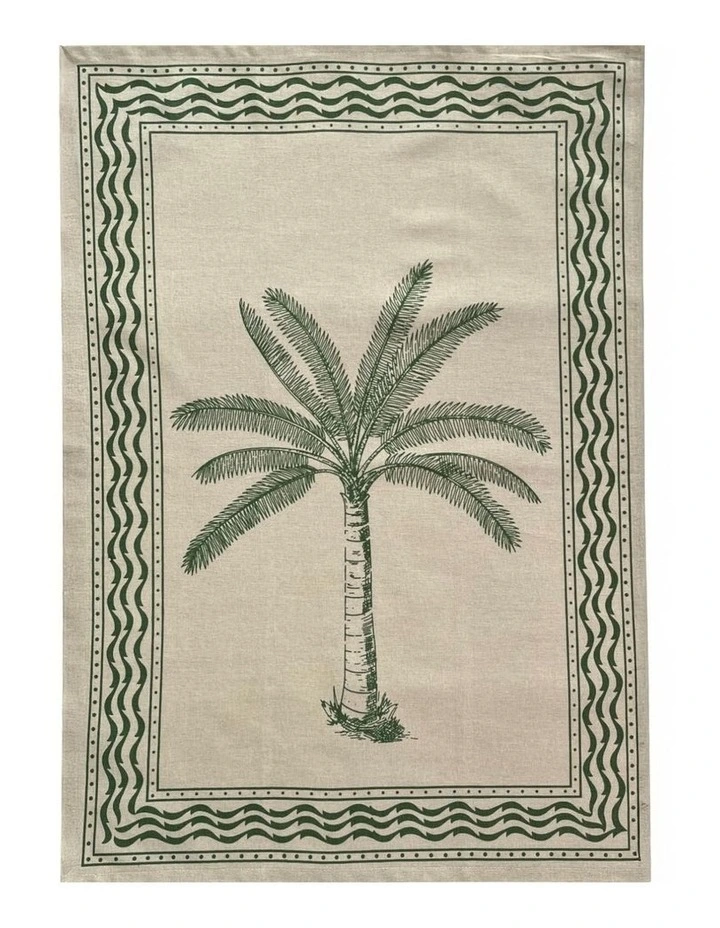 Line & Leaf Set of 20 Tea Towel 50x70x0.2cm Multi image 6