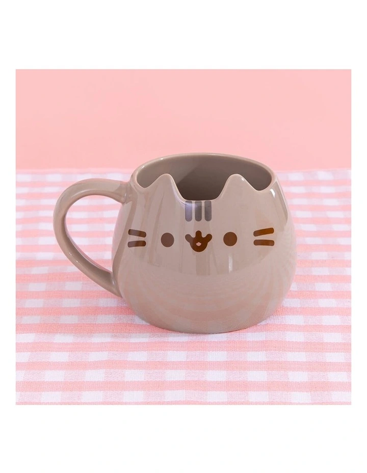 Pusheen - Large Mug Sculpted - Stoneware - Pop Culture Drinkware image 4
