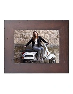 KODAK 8-Inch Smart Digital Photo Frame RCF-8016, WiFi, 32GB   10GB Cloud, 8 IPS Touchscreen, Dark Red Natural Wood