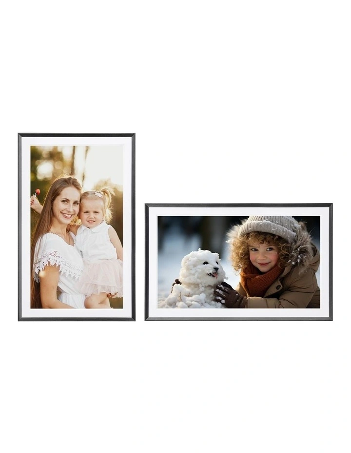 15.6 32GB 10GB Cloud, Wi-Fi Digital Photo Frame, Full HD IPS Touchscreen RWF-1561P in Black image 1