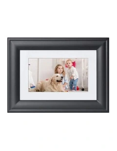 Kodak 7-inch Digital Photo Frame RDPF-700B, 1024600 IPS, Wooden Black Frame, Plug & Play (non-WiFi)