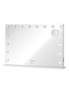Oikiture Bluetooth Hollywood Makeup Mirror 16 LED Light 90x62cm Vanity Mirrors