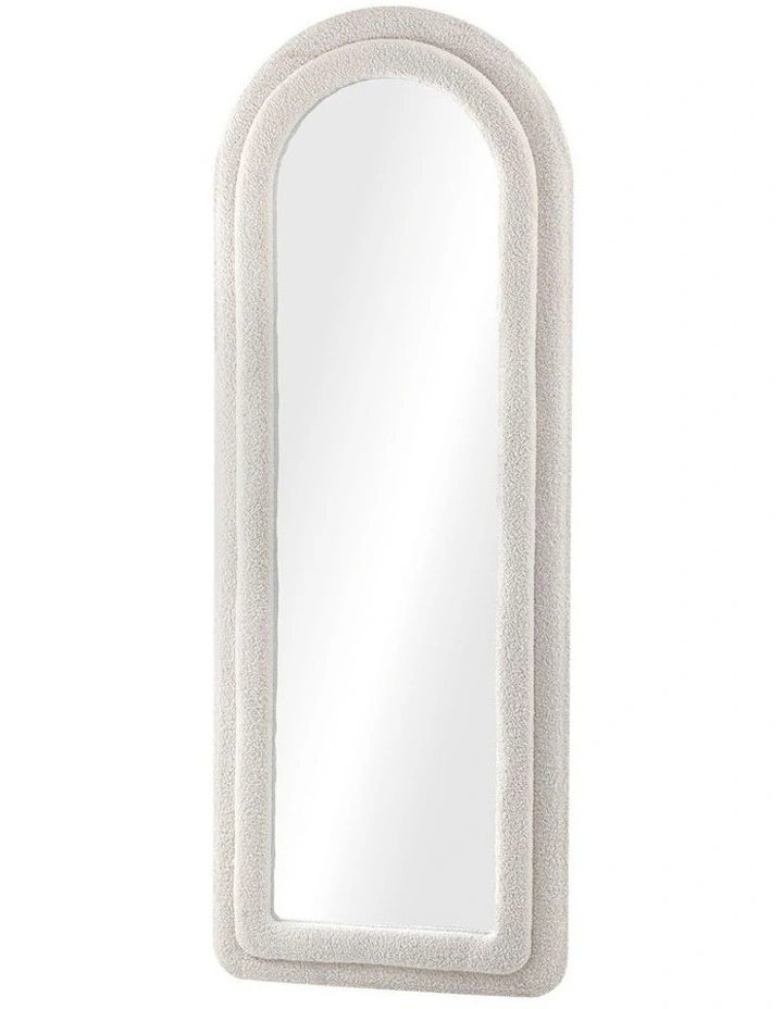 Oikiture 1.8M Full Length Mirror Boucle Frame Floor Mirrors Dressing Bedroom image 1