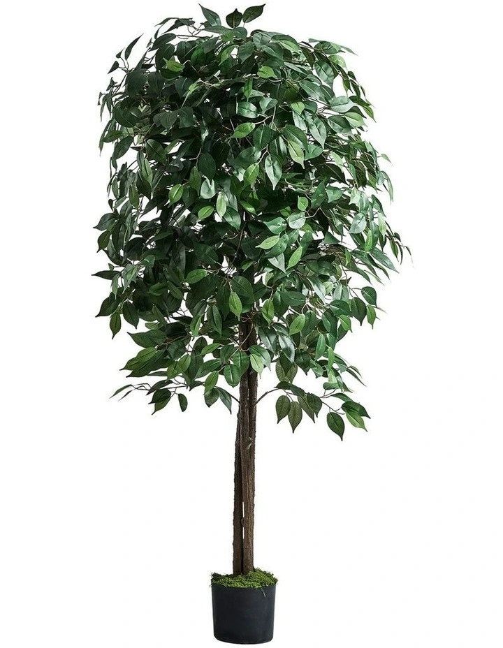 Livsip 180cm Artificial Ficus Tree Lifelike Faux Potted Plants Home Garden Decor image 1