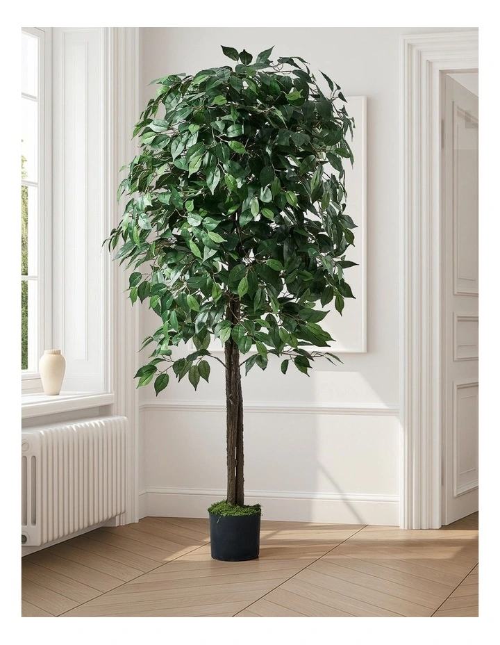 Livsip 180cm Artificial Ficus Tree Lifelike Faux Potted Plants Home Garden Decor image 7