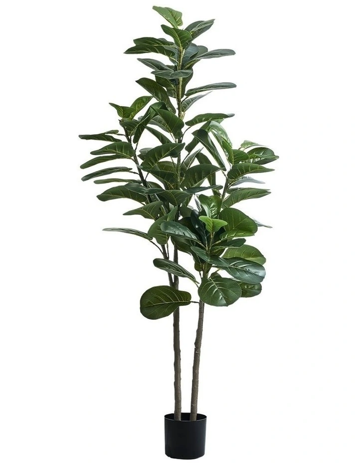 Livsip 150cm Artificial Fiddle Leaf Fig Tree Lifelike Faux Plants Home Decor image 1