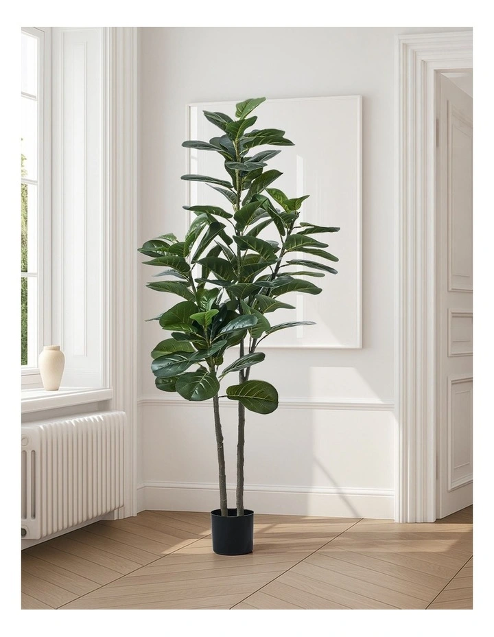 Livsip 150cm Artificial Fiddle Leaf Fig Tree Lifelike Faux Plants Home Decor image 7