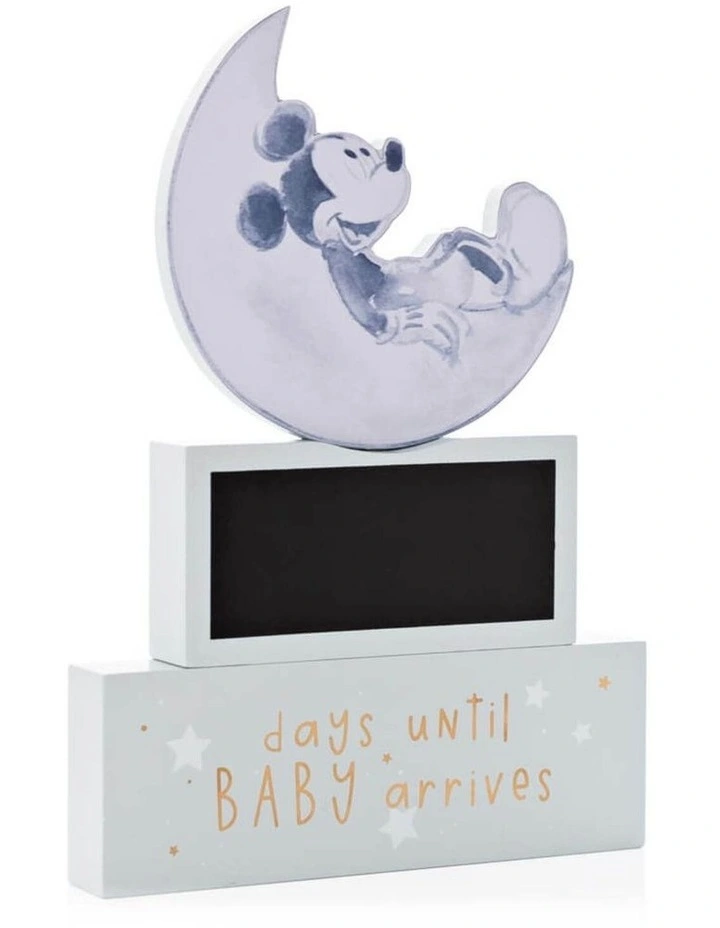 Countdown Plaque: Mickey Mouse Gifting Decoration in Blue image 2