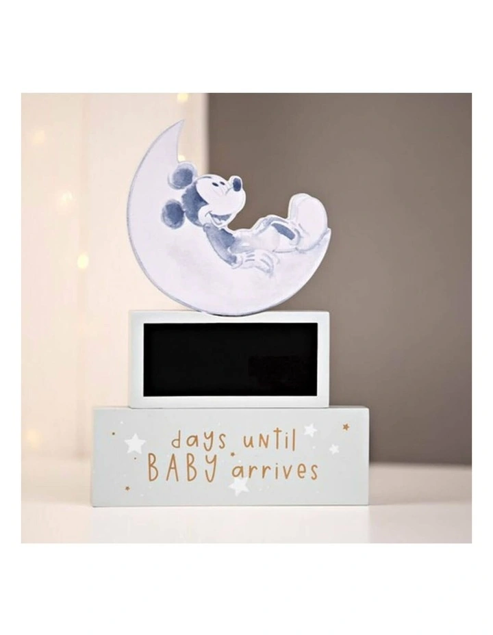 Countdown Plaque: Mickey Mouse Gifting Decoration in Blue image 3