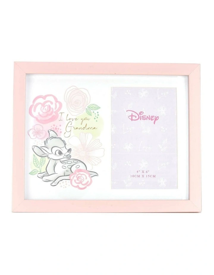Garden and Home: Bambi Grandma MDF Decor Frame in Pink image 1