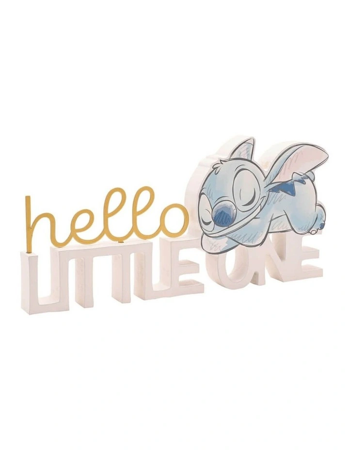 Stitch Baby Mantel Plaque Decoration (8 Years ) in Multi image 2